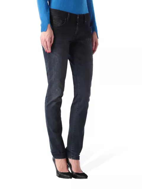 Diesel Francy 0846R Stretch Women's Jeans Trousers Relaxed Skinny