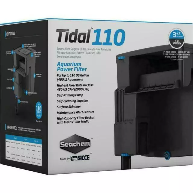 Seachem Tidal 110 Aquarium Power Filter