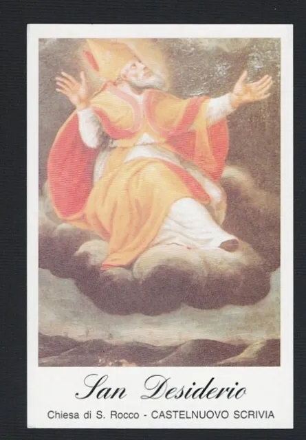 Santino Holy Card Image Pieuse  Heiligenbild  San Desiderio