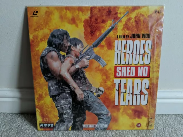 Hero's Shed No Tears  LaserDisc Hong Kong Classics PAL John Woo