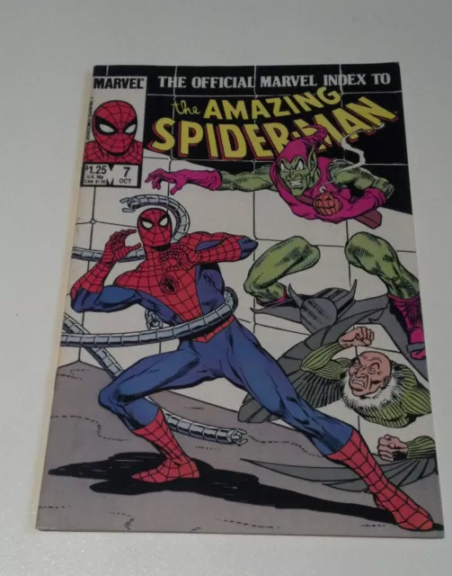 Official Marvel Index To The Amazing Spiderman 7(Vf+)-Marvel