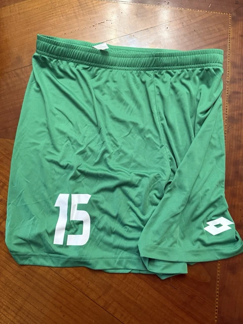 Short De Football Lotto Genoa 1893, Match Worn, Numéro 10, Taille M, Occasion