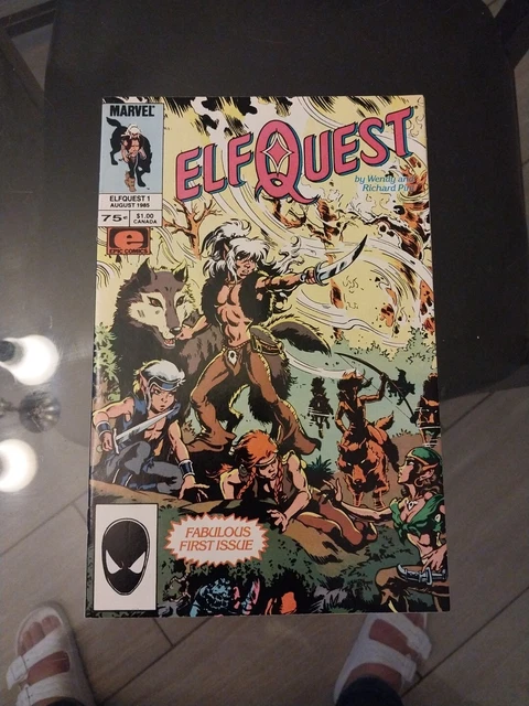 Vintage marvel comics, elf quest, one August 1985, comic book