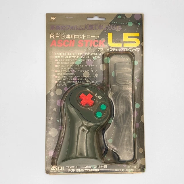 Ascii Stick L5 Role Playing Game Controller 1990 Nintendo Famicom NES