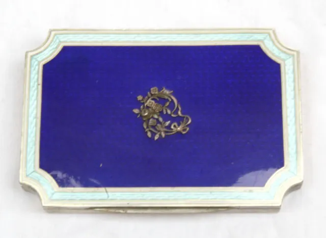 Magnificent 1900'S German 800 Enamel Silver Box 2