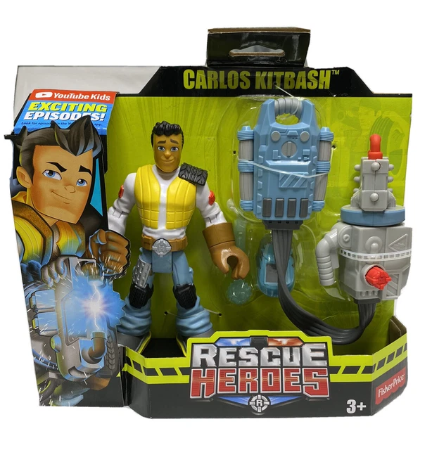 Kitbash Hero FISHER PRICE RESCUE Heroes Carlos Kitbash Action Figure - NEW EUR 10,34 ...