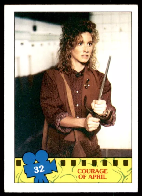 TMNT Topps Movie Cards (1990) Courage of April No. 32