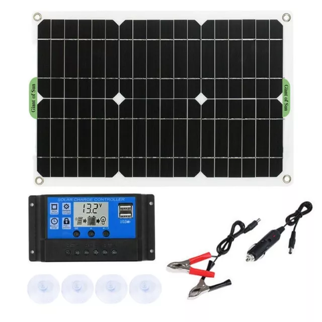 Kit de Panneau Solaire 180W Chargeur de Batterie 12V avec ContrôLeur 50A po9651