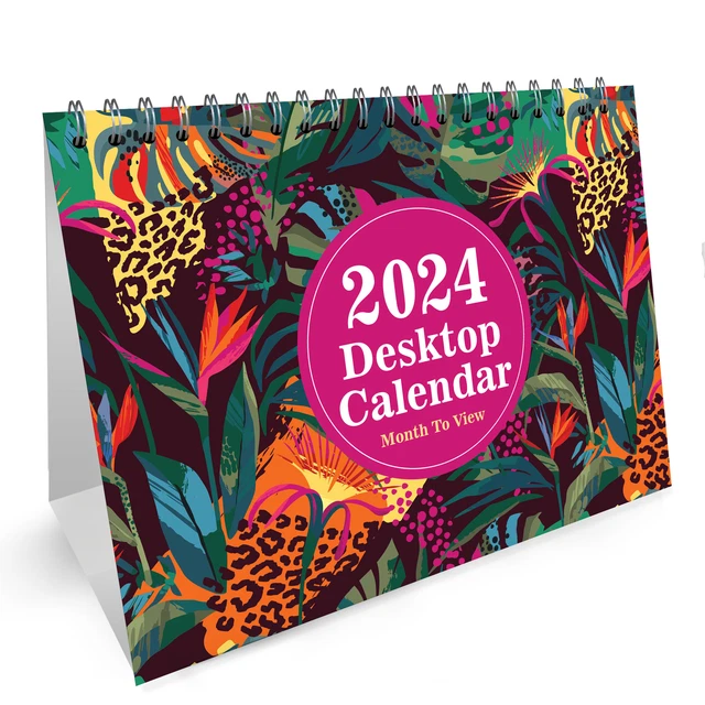 2025 DESK CALENDAR Tropical Flip Calendar For 2025 Gift For Women