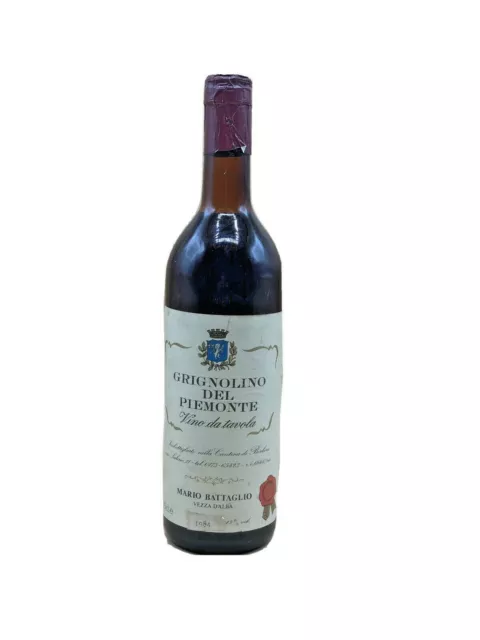 Grignolino Del Piemonte 1980's Mario Battaglio 75cl 12%