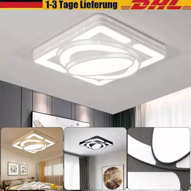Lampada da soffitto LED 48 W lampade da soffitto soggiorno lampada da bagno dimmerabile cucina lampada DE