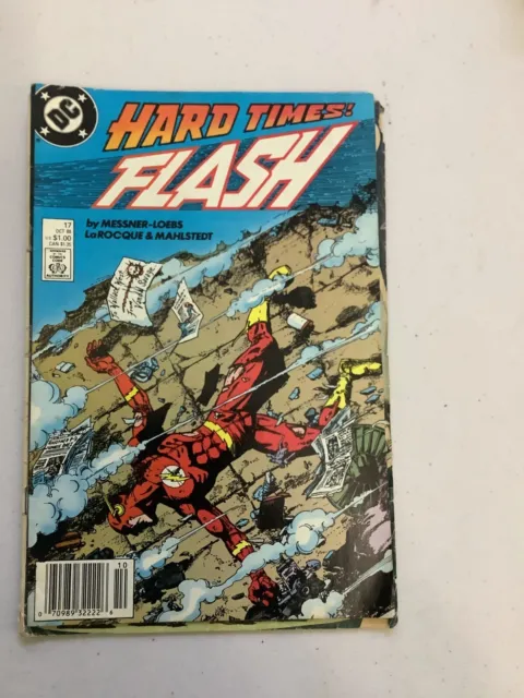 The Flash Volume 2 #17 October, 1988 DC Comic Book By William Messner-Loebs
