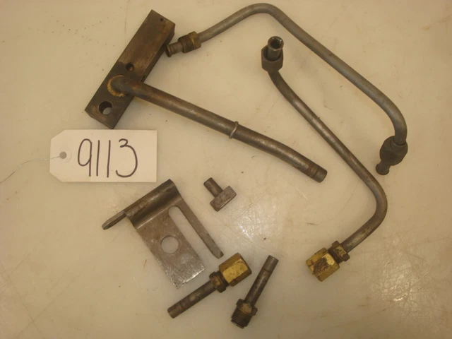 1969 Allis Chalmers 180 Diesel Tractor Clutch Oil Lines