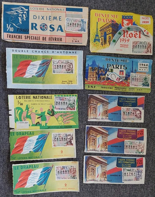 Billetes de Lotería - LOTERIE NATIONALE 1938 - 8 ème T. - Anciens