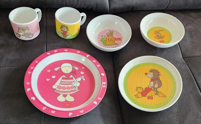 Sigikid Essgeschirr - 6 teilig - Set 1