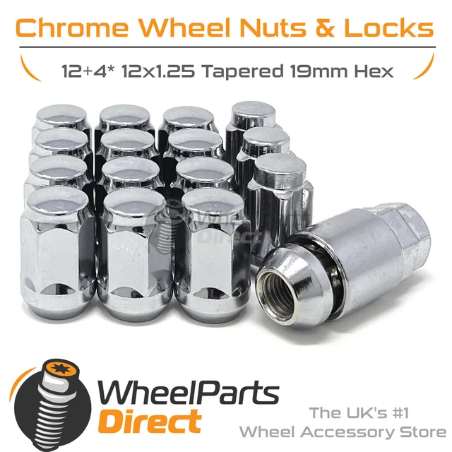 Set of 12x1.5 Black Lug Nut & Wheel Lock Combo Mazda CX 3 5 6 7