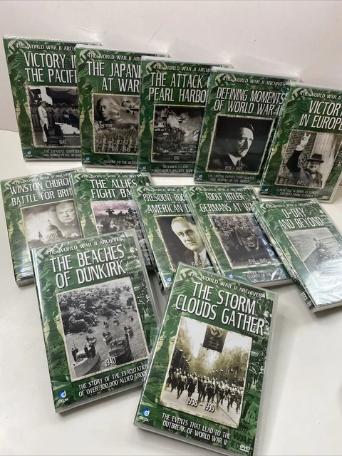 COMPLETE SET OF 12 x THE WORLD WAR II ARCHIVES - DVD Region 0 - NEW ...