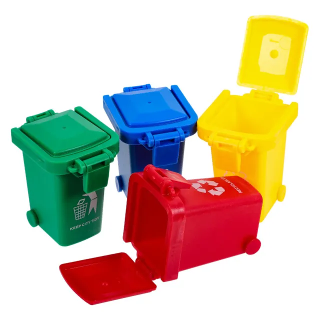 Push-Fahrzeug Mülltonnen-Set für Kinder-Lernen & Bildung.