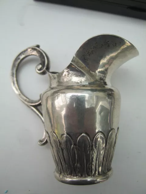 Wolf & Knell Solid Silver Cream Jug - Hanau Silver Pseudo Marks Circa 1890/1900