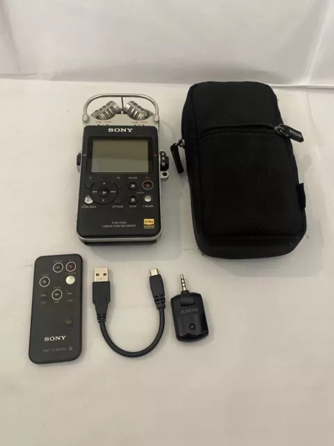 SONY PCM-D100 Linear PCM Recorder High Resolution Handy Portable 32GB Excellent+