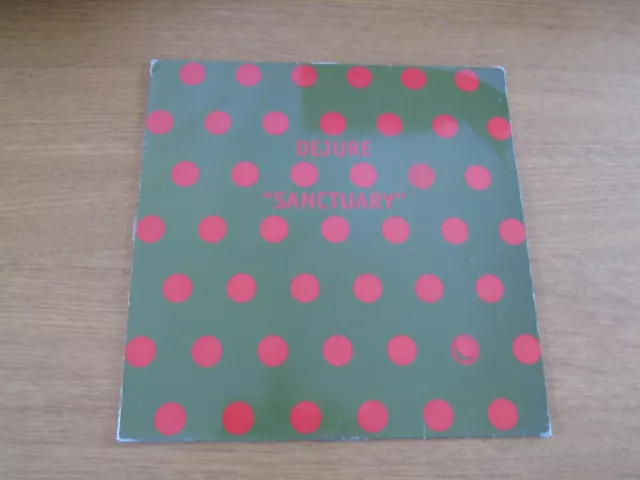 DEJURE - Sanctuary -  UK 2-track 12" Vinyl Single