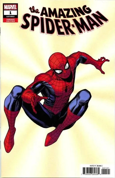 AMAZING SPIDER-MAN (Vol. 6) #1 VF/NM, Cover B Marvel Comics 2018 Stock Image
