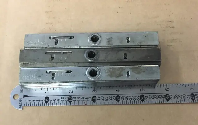 Challenge USED 5-1/2" Hi-Speed Letterpress Quoins, USED and in use, Bar Plate