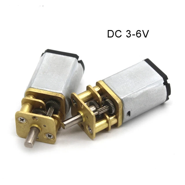 MICRO GEAR BOX Geared Electric Motor Reduction High Torque DC3-6V 3mm D