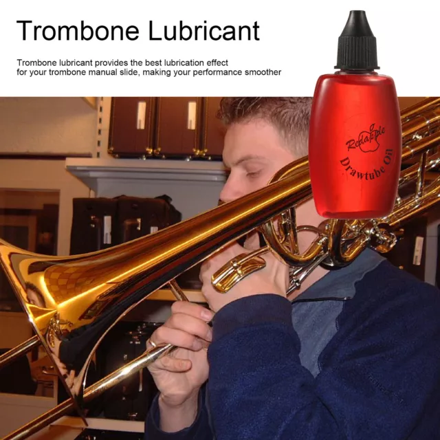 2*30ml Trombone Lubricants Caring Trombone Cleaning Cream Trombone Slide Oil Kit