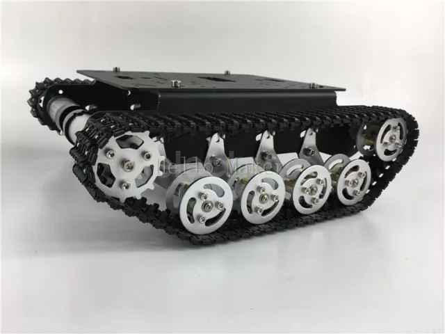 New Metal Robot Tank Chassis Independent Suspension Tracked Vehicle For Arduino