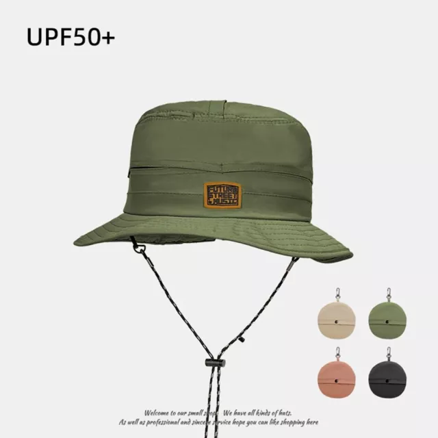 Foldable Sun Hat Sunscreen Mountaineering Caps Thin Bucket Hat  Camping Hiking
