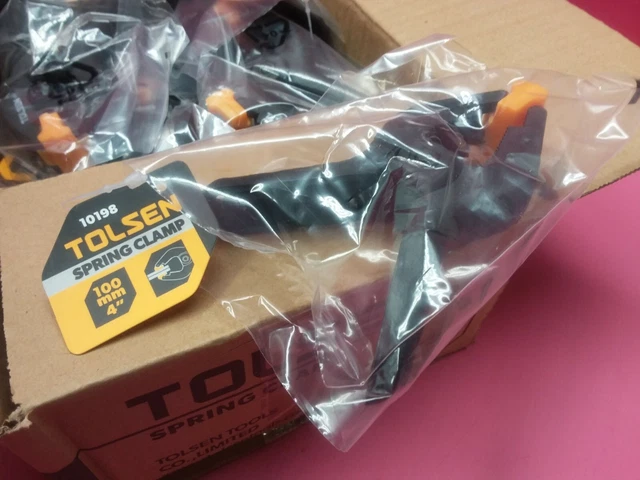 25  Tolsen 4" Spring Clamps 10198 (Tt19)