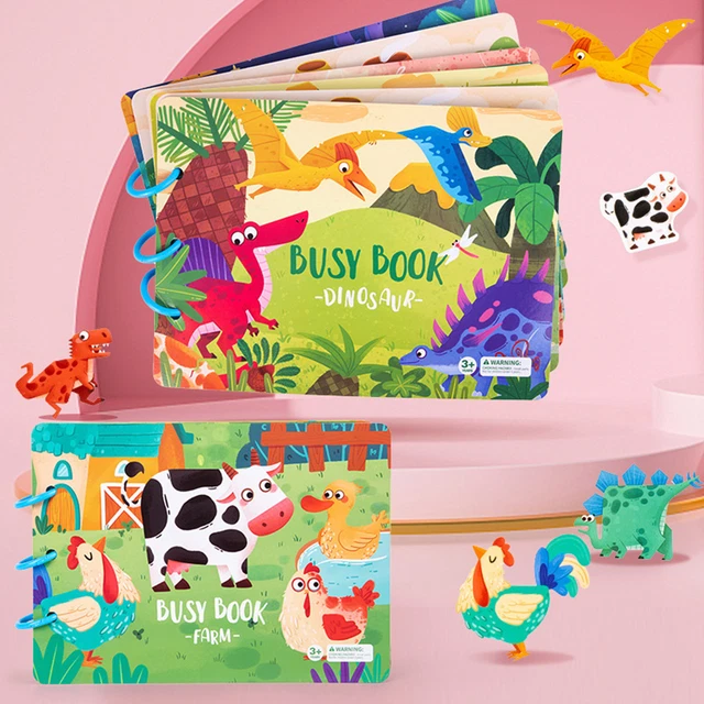Montessori Quiet Book for Toddlers Montessori Busy Book Preschool Educational