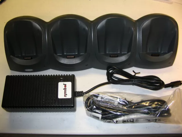 Symbol Crd1700-4000E Spt1800 Spt1700 Complete Kit: 4-Slot Cradle+Charger+Cables