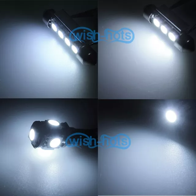 10Pcs Premium LED Bulbs Kit Interior White Error Free For Mercedes ML W163 ML 3