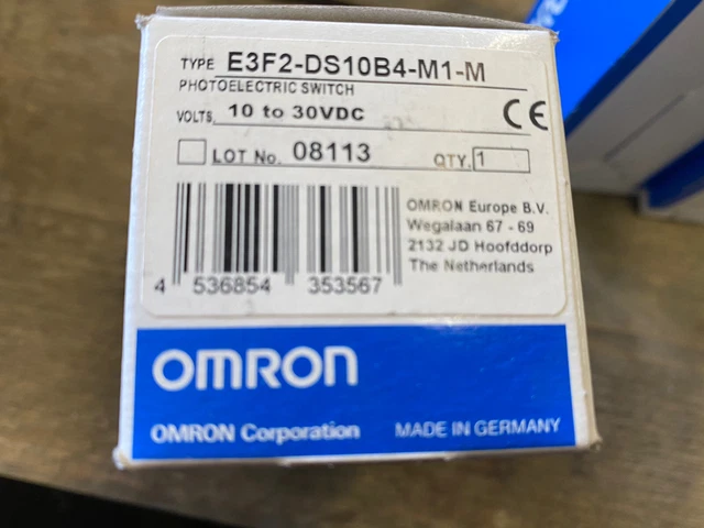 OMRON 653-E3F2-DS10B4-M1-M Sensori fotoelettrici DIFF AXIAL CNCTR PNP WIDE BE