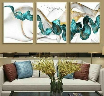 A3 50x70 cm Senza Cornice RTCKF Arte Astratta Fiore Donne Uccello Muro Tela Dipinto Poster Nordico e Immagine Parete Stampata per Soggiorno Arredamento Moderno 