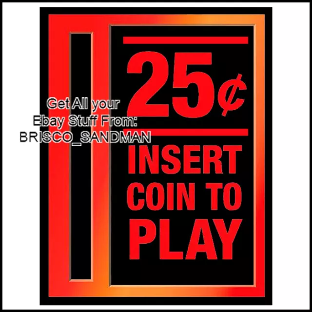 Fridge Fun Refrigerator Magnet ARCADE COIN SLOT Retro Video Games Gaming Atari