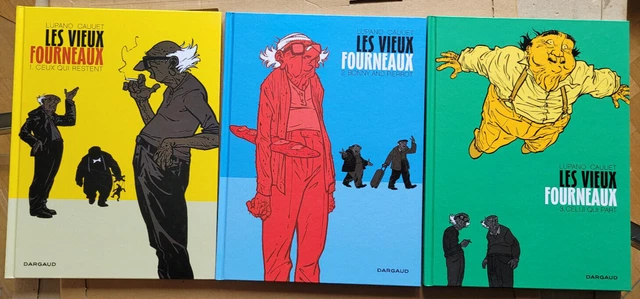 LES VIEUX FOURNEAUX T 1, 2 & 3 Lupano CAUUET éd Dargaud rééd EUR 18,00