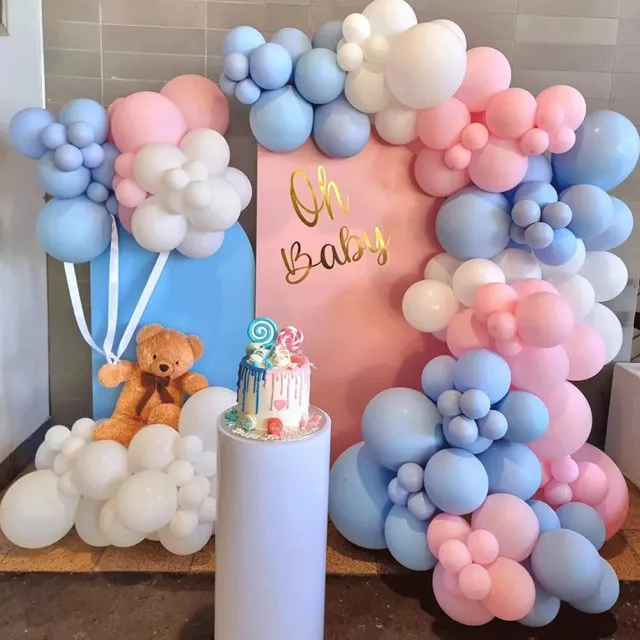 Baby Shower Wedding Gender Reveal Party Decorations Birthday Balloon Arch Kit