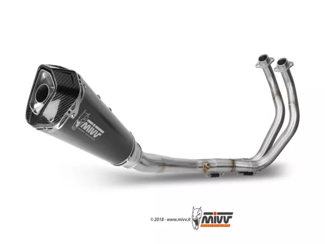 Mivv Full Exhaust Sport Delta Race Stainless Steel Black Pour G 310 R 2018-2022