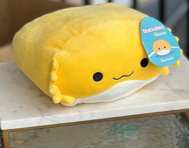 NWT Squishmallows Stackable Plush Bertwin the Bearded Dragon 8"