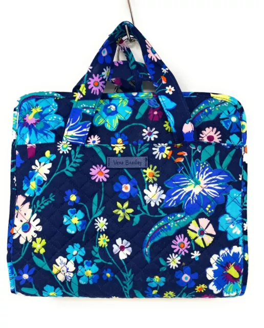 Vera Bradley Hanging Cosmetic Toiletry Organizer Travel Bag  MOONLIGHT GARDEN