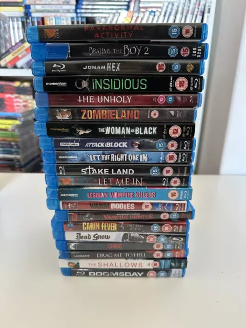 Mixed Horror Blu-ray DVDs / movie bundle / film Job Lot #13