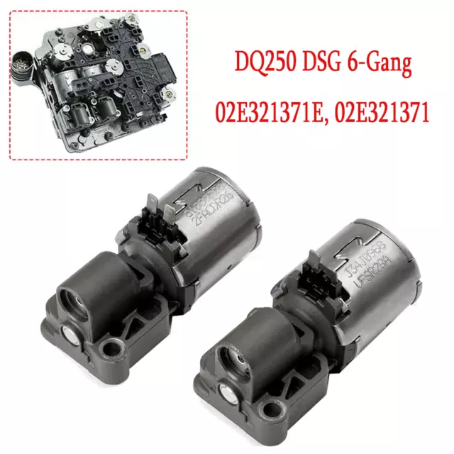 2x DSG 6-Gang DQ250 Getriebe Magnetventil Druckregelventil N215 N216 Für Audi VW
