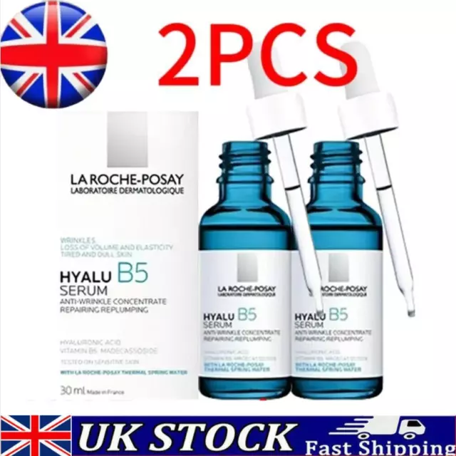 2PCS La Roche Posay Hyalu B5 Serum Anti-Wrinkle Concentrate Repairing Serum 30ml