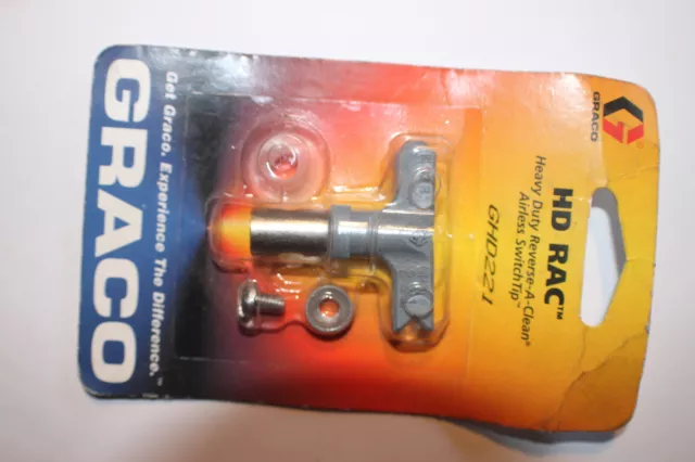 Genuine Graco Heavy Duty Reverse-A-Clean Airless  Switch Tip GHD221