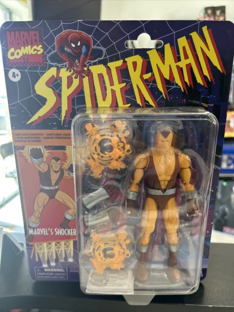 Shocker Hasbro Marvel Legends Retro Spider-Man Series 6 inch Action Figure