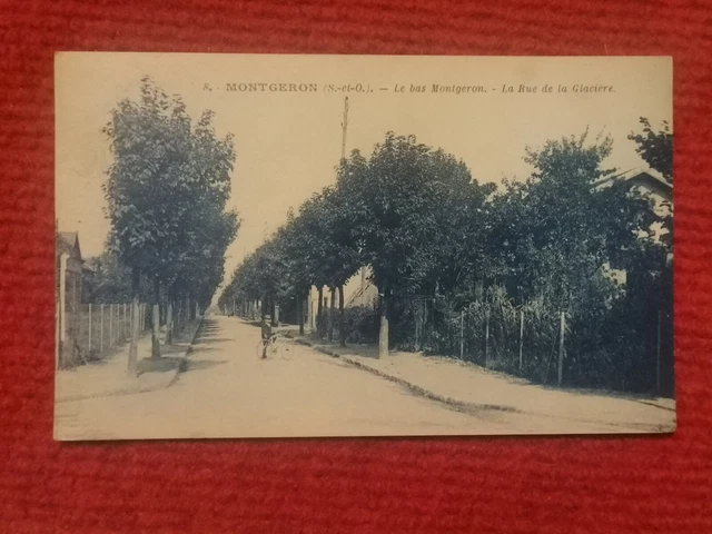 CPA 91 MONTGERON - Le Bas Montgeron - La Rue de la Glacière EUR 8,00 - FR