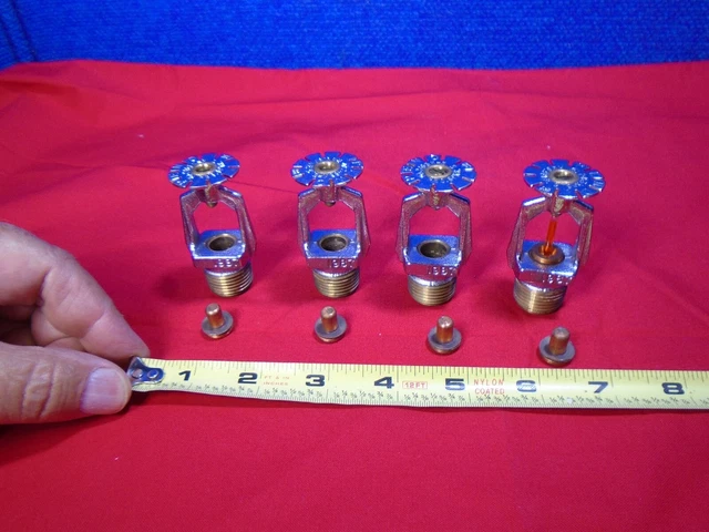 1987 Fire Sprinkler Head Lot of 4 . AA-26